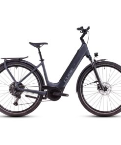 CUBE VTC Électrique Easy Entry - TOURING HYBRID Pro 625 - 2025 - metallicgrey / chrome